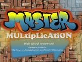 Master Multiplication Review Unit for High School