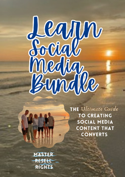 Preview of Master Resell Rights- Learn Social Media Bundle Guide by JS Teach/JW Affiliate