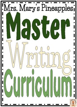 Preview of Master Writing Curriculum