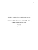 Master's Level Research Paper Example on Parental Involvement