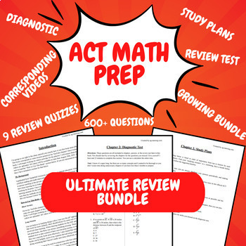 Preview of Master the ACT: Ultimate ACT Math Test Prep Bundle