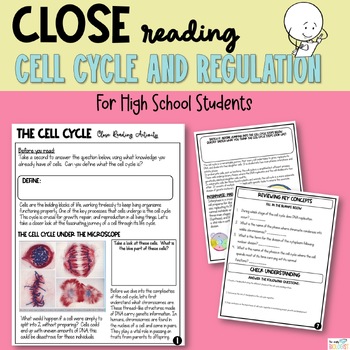 Preview of Master the Cell Cycle: Engaging Close Interactive Reading for HS Biology Student
