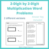 Mastering 2-Digit by 2-Digit Multiplication: Word Problems