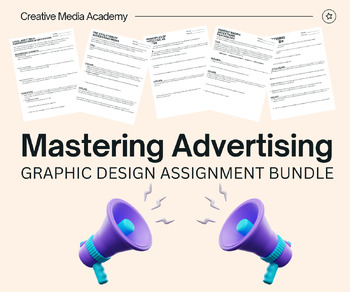 Preview of Mastering Advertising: Graphic Design Assignment Bundle