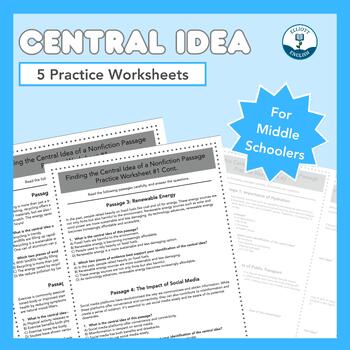 Preview of Mastering Central Idea: Nonfiction Passages and Multiple-Choice Questions