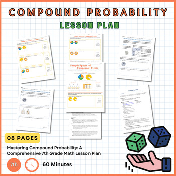 Preview of Mastering Compound Probability: A Comprehensive 7th Grade Math Lesson Plan