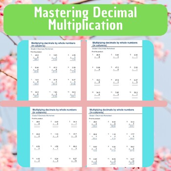 Preview of Mastering Decimal Multiplication: Column Form