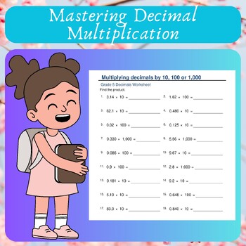 Preview of Mastering Decimal Multiplication: Exploring Place Value