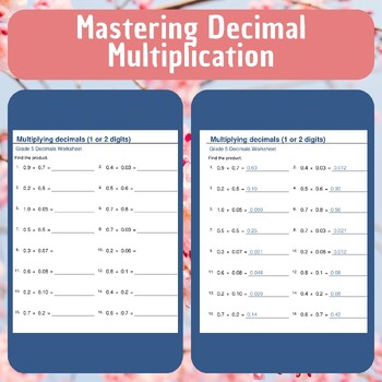 Preview of Mastering Decimal Multiplication: Two Decimal Numbers
