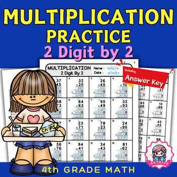 Preview of Mastering Double Digit Multiplication | Multiplication 2 digit by 2 | Math