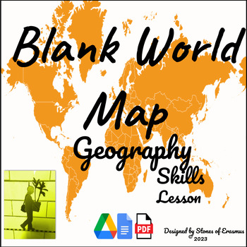 Preview of Mastering Geography: Ready-to-Use Worksheet with Blank World Map for Students