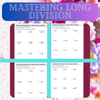 Preview of Mastering Long Division with Decimals