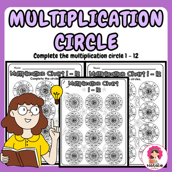 Preview of Mastering Math | Complete the multiplication circle 1-12 | Activity | Math