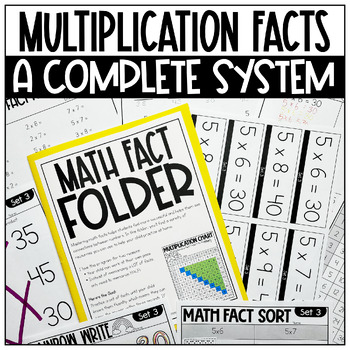 Preview of Math Fact Fluency Practice | Multiplication