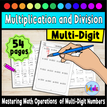 Preview of Mastering Math Operations multiplication and division  of Multi-Digit Numbers