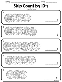 money worksheets counting coins by carrie lutz tpt