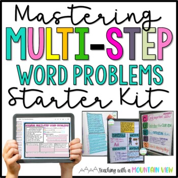 Preview of Mastering Multi-Step Word Problems Starter Kit