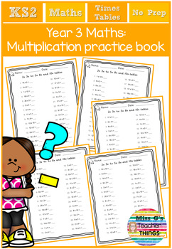 Preview of Mastering Multiplication: A Year 3 Times Tables Practice Workbook