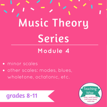 Preview of Music Theory Series - Module 4 - Minor Scales, Modes, Blues, Pentatonic, & more!