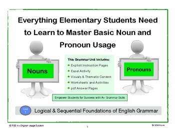 Preview of Mastering Noun and Pronoun Usage: Student Lessons