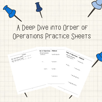 Preview of Mastering PEMDAS: A Comprehensive Order of Operations Worksheet Collection