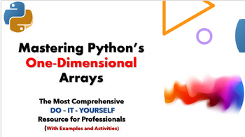 Preview of Mastering Python’s One-Dimensional Arrays!