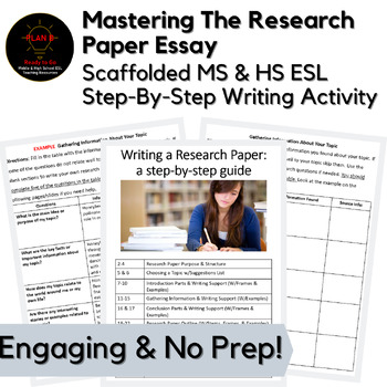 Preview of Mastering Research Papers: A Step-by-Step Guide for Middle & High School ESL/ELL
