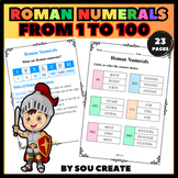 Mastering Roman Numerals from 1 to 100 - Math activities