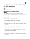 Mastering Unit Rates: Practice Problems for Solving Real-World Math Challenges