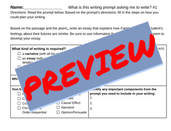 Preview of Mastering Writing Prompts