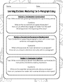 Mastering the 5-Paragraph Essay Learning Stations