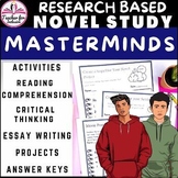 Masterminds Gordon Korman Novel Study Curriculum/Answer Key