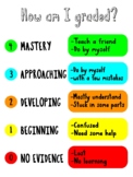 Mastery Scale Printable Poster (Diff. Colors!) Standard Ba