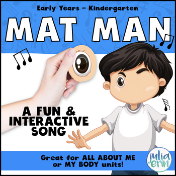 Preview of Mat Man: A Fun & Interactive Song | All About Me & My Body | Social Skills