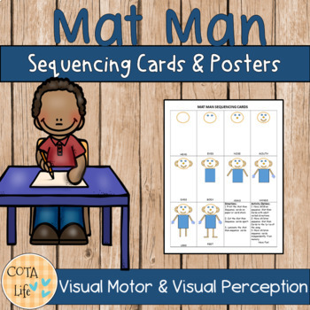 Preview of Mat Man Sequencing Cards and Posters