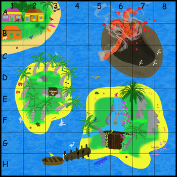 Preview of Mat for beebot, bluebot: the treasure island