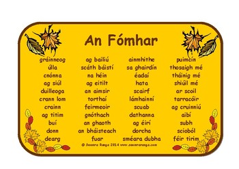 Preview of Mata Focal - An Fómhar