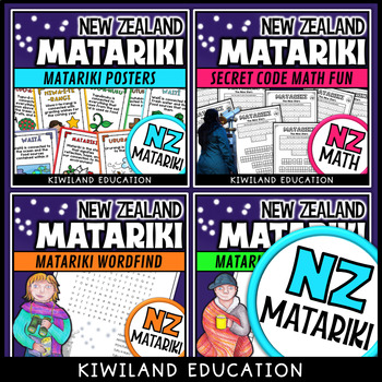 Preview of Matariki Celebrating the Maori New Year Bundle New Zealand Aoteroa NZ