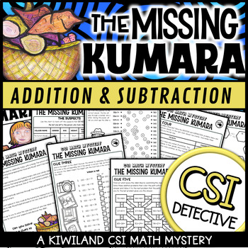 Preview of Matariki Hangi NZ New Zealand CSI Math Mystery Detective The Missing Kumara