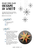 Matariki - Make an origami star (Instructions + colouring pages)
