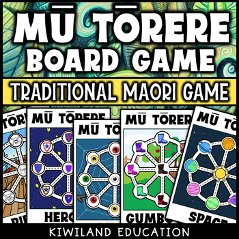 Preview of Matariki Mu Torere | A Traditional Maori Board Game | New Zealand Resources Math