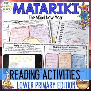 Matariki Reading Comprehension Activities Year 3 And 4 Nz By Top Teaching Tasks Reading comprehension worksheets nz