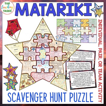Preview of Matariki Activity Scavenger Hunt Puzzle