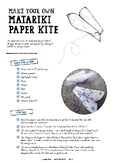 Matariki - Simple paper kite
