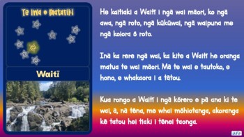 Preview of Matariki - Te Iwa o Matariki (Pānui)