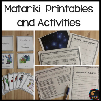 Preview of Matariki activities, reading, printables