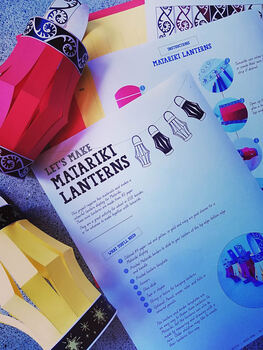 Preview of Matariki lanterns - printable craft activity