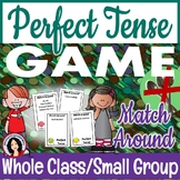 Perfect Tense Game Match Around Activity Whole Class or Mo