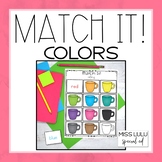 Match It! Colors Independent Work Task