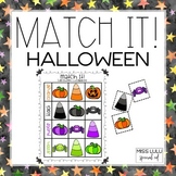 Match It! Halloween Independent Work Task